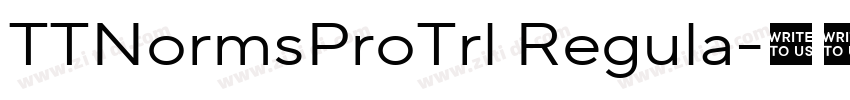 TTNormsProTrl Regula字体转换